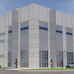 Ashland tilt up concrete warehouse rendering