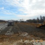 Cement stabilization for a construction site