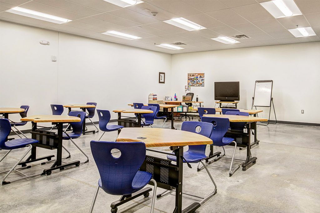 Apprentice Academy High School Classroom and collaboration space charter school