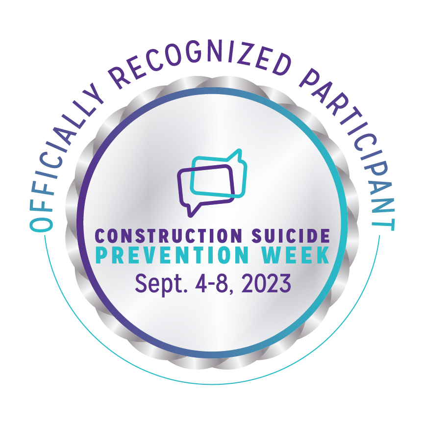 Construction Suicide Prevention Badge 2023