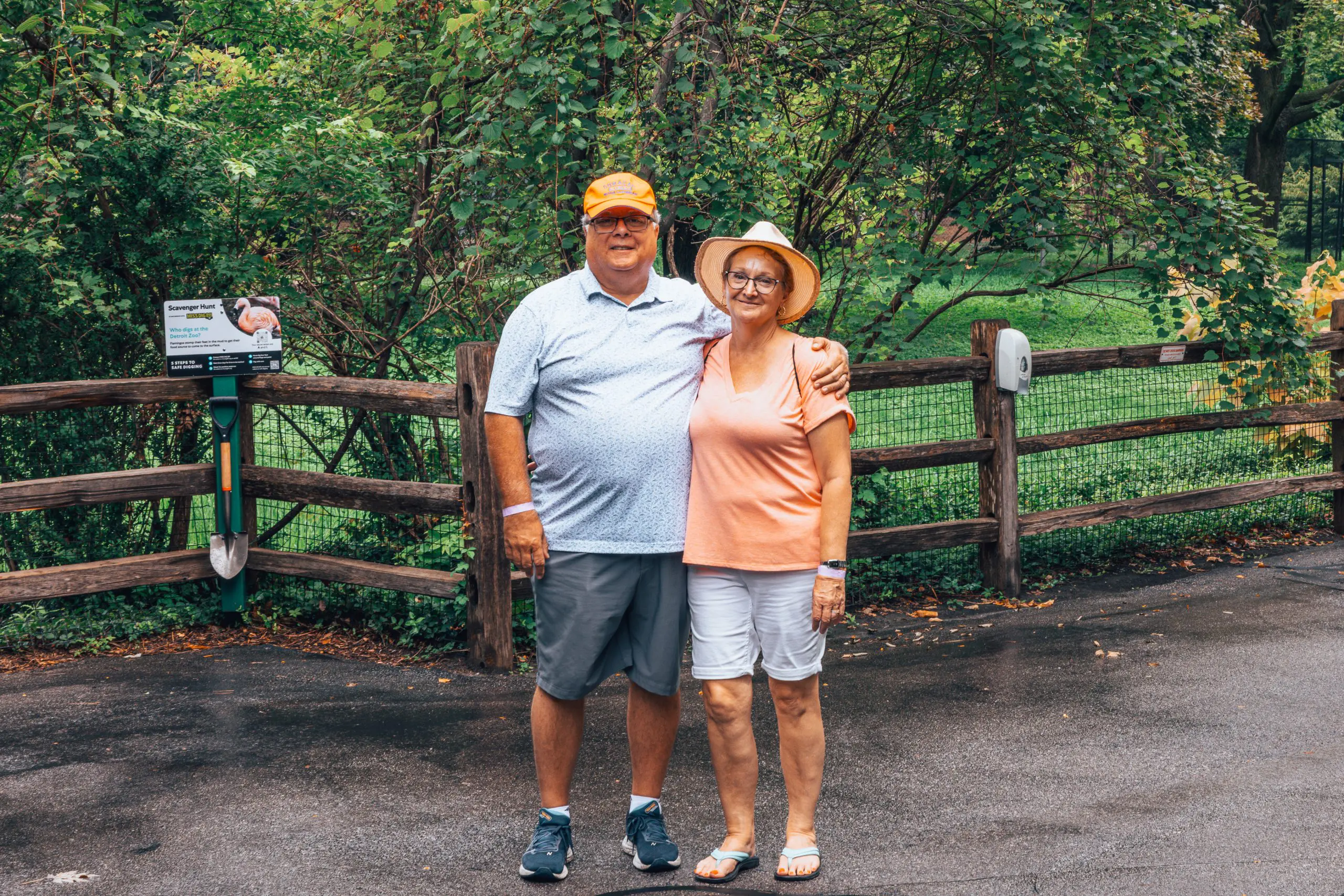Visitors at Detroit Zoo