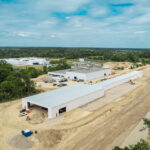 Hyundai drone photo of new safety test lab in Ann arbor Michigan