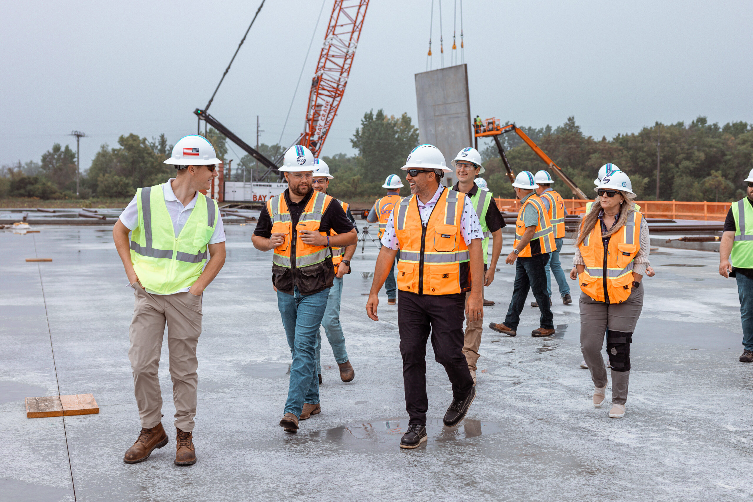 Walking Construction site during Construction Suicide Prevention Week