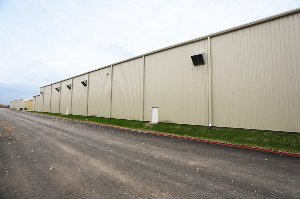 External Back of Swan Products Warehouse and Distribution and Manufacturing Facility