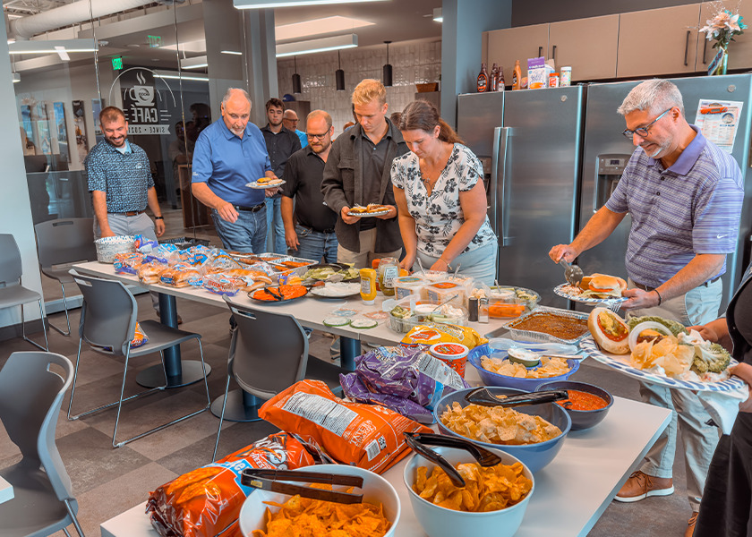 Woody retirement party lunch
