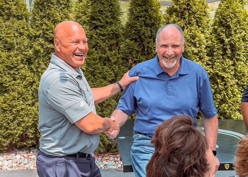 Woody retirement party