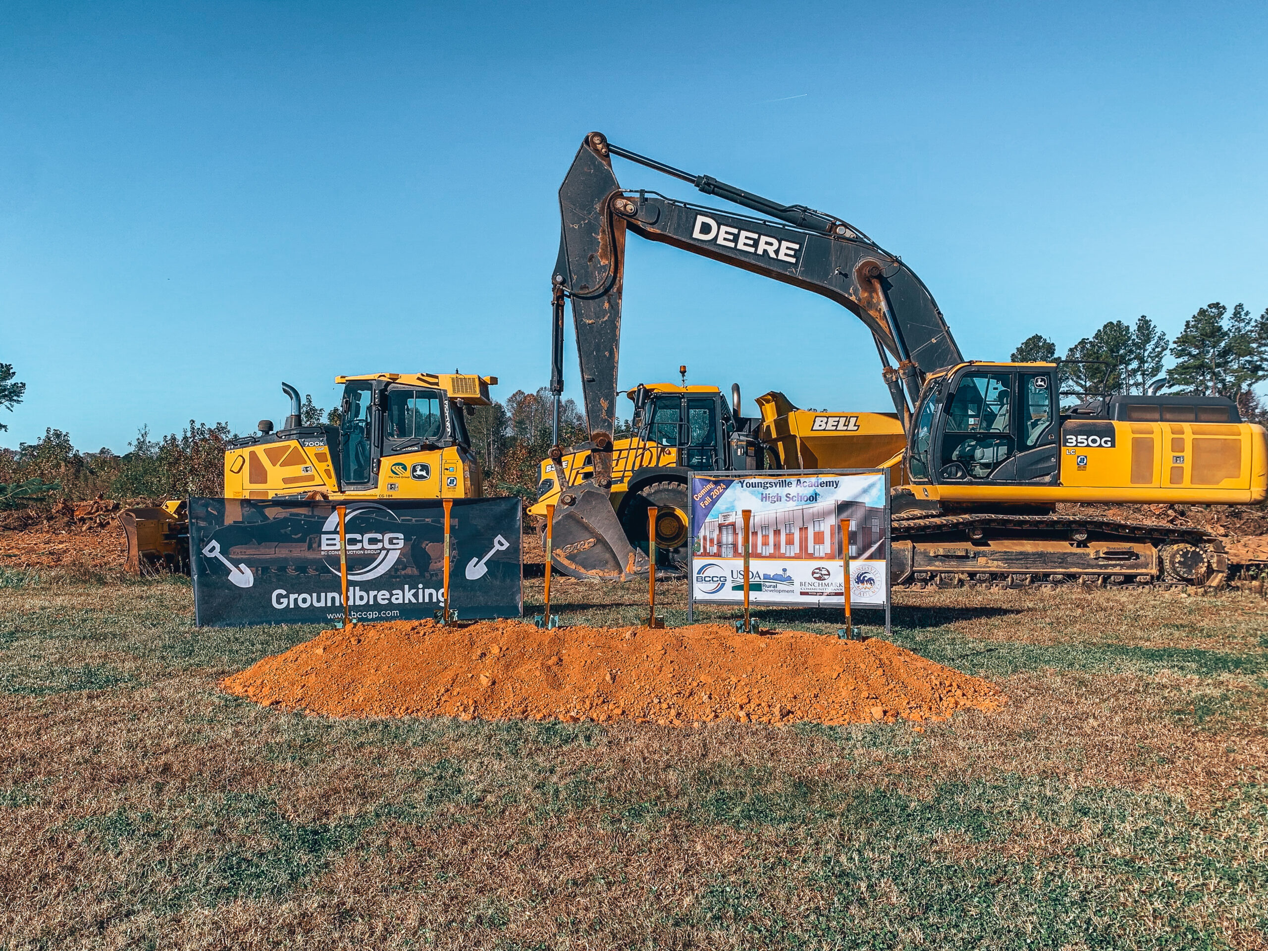 Youngsville Charter High School Groundbreaking